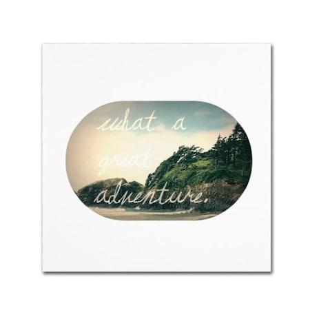 Leah Flores 'What A Great Adventure' Canvas Art,35x35